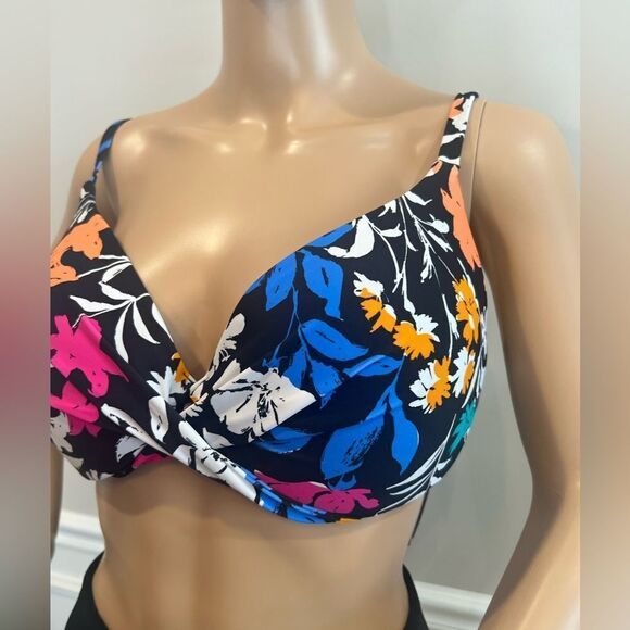 NWT Island Escape MULTI Gemini Underwire Bikini Swim Top - Picture 6 of 8